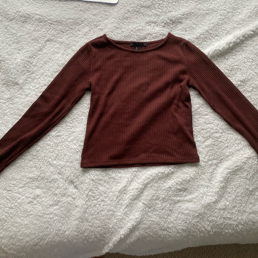 Red Long sleeve top